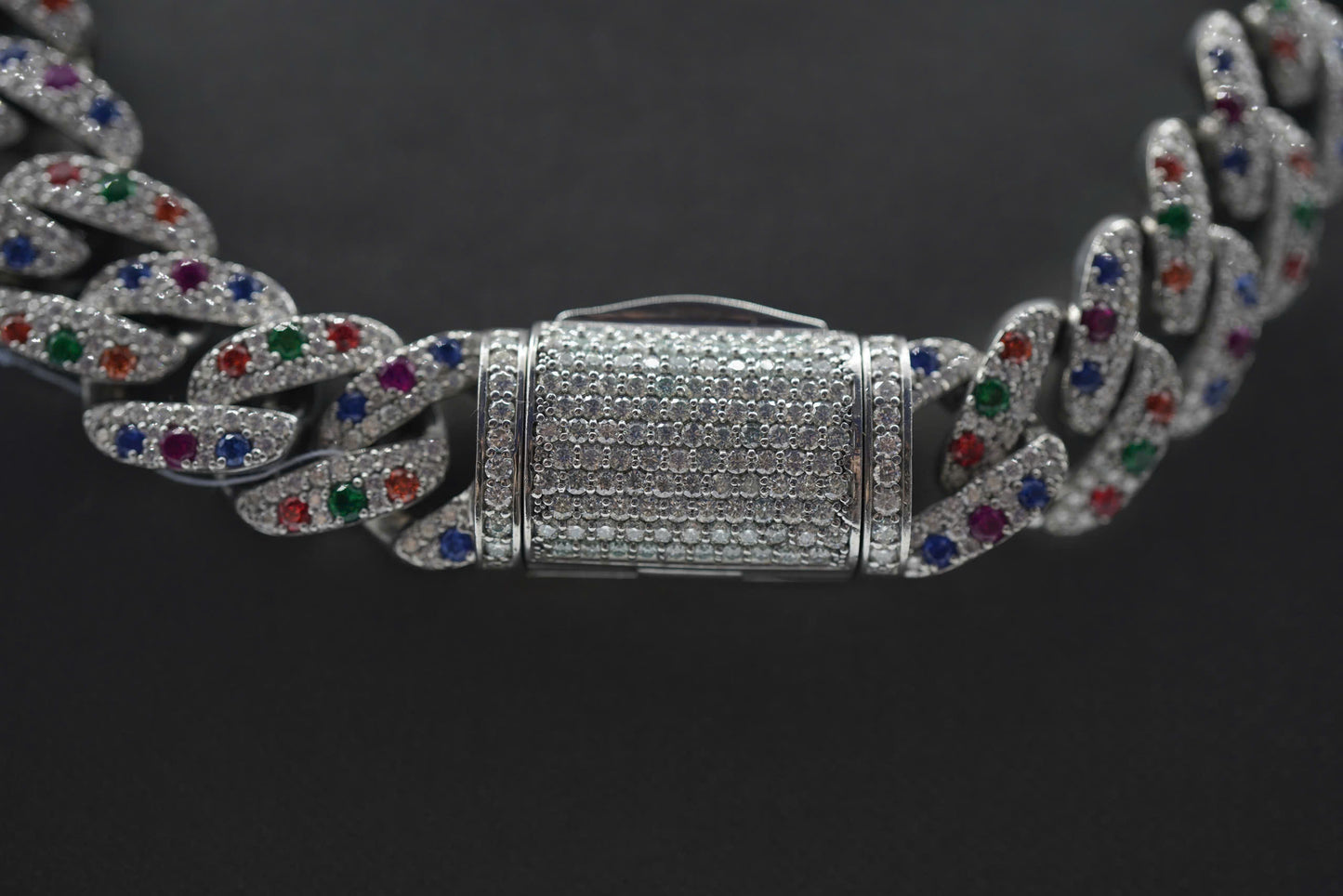 15mm VVS Moissanite Diamond Cuban Necklace