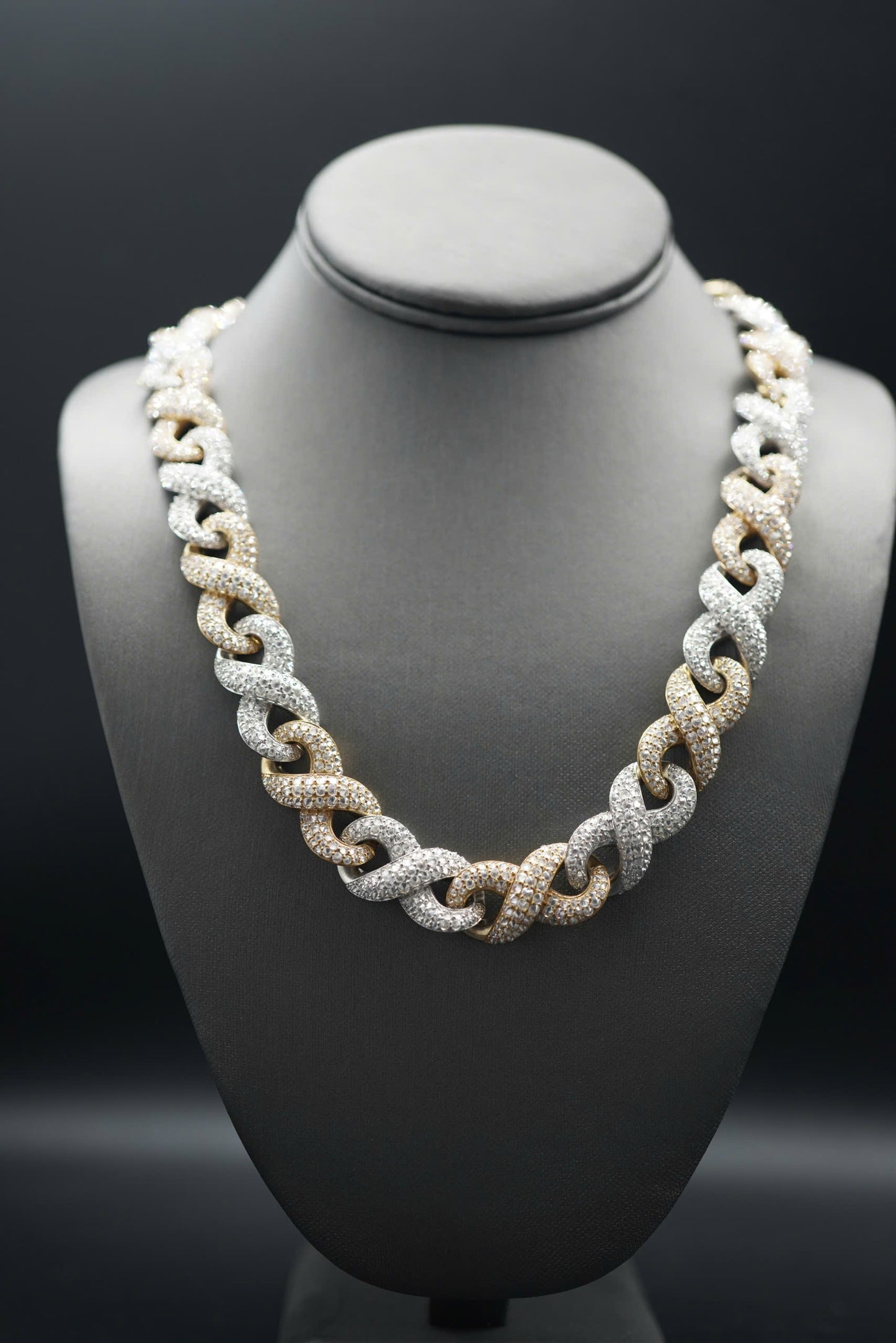 16mm VVS Moissanite Diamond Cuban Necklace