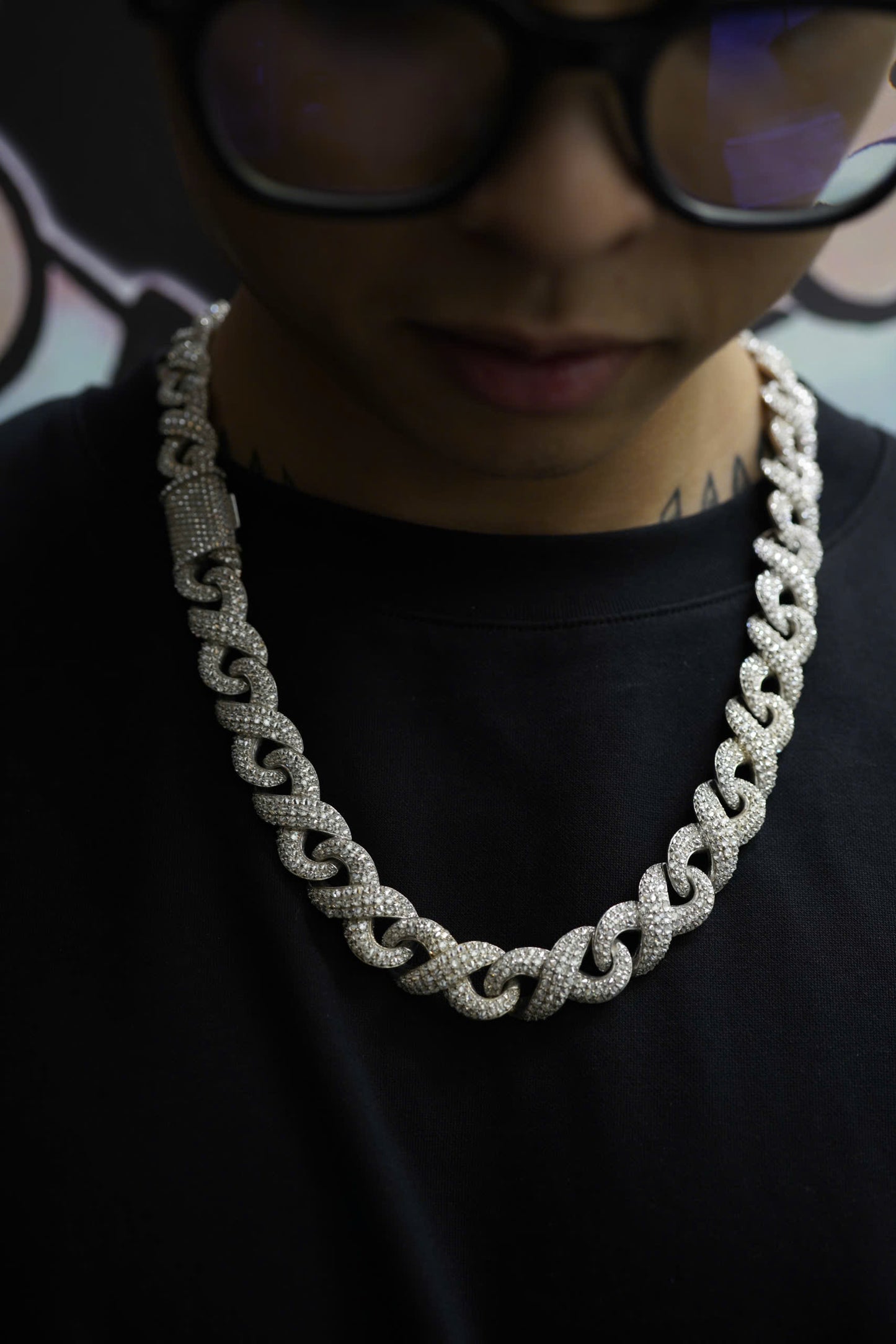 16mm VVS Moissanite Diamond Cuban Necklace